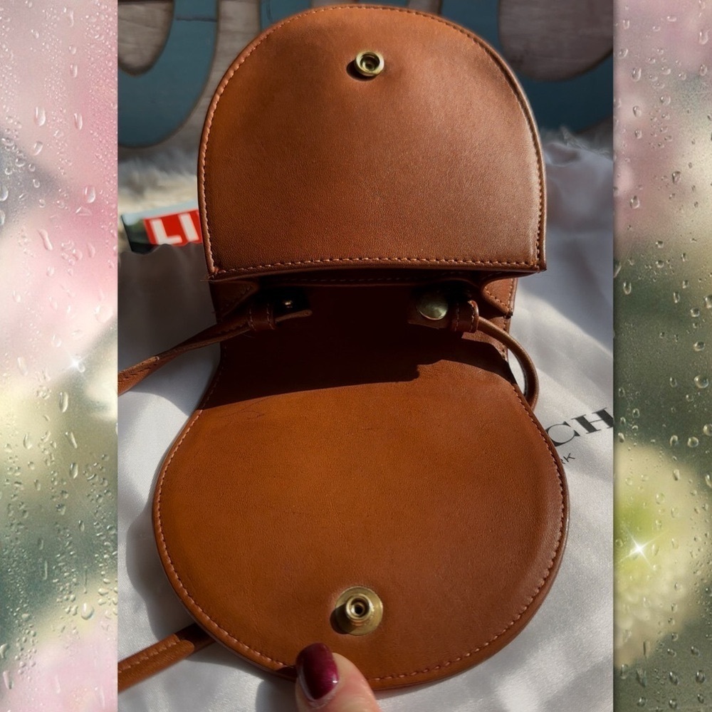 VINTAGE COACH BRITISH TAN HORSESHOE BELT BAG 4857 - Picture 13 of 17